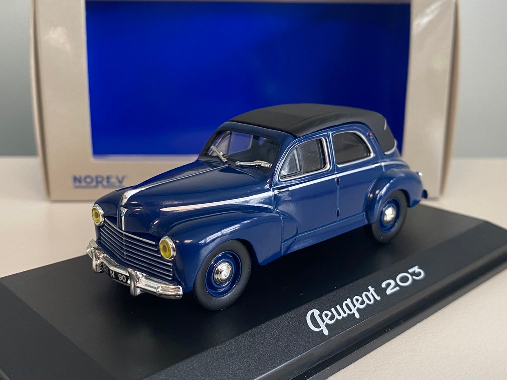 Norev 1:43 - Modellauto - Peugeot 203 Découvrable 1953 - Super Modell in limitierter Auflage und ausverkauft. #3.2