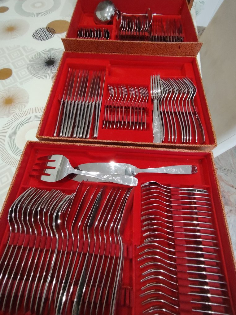 Faqueiro para 12 (123) - Aço - Sem preço de reserva #3.2