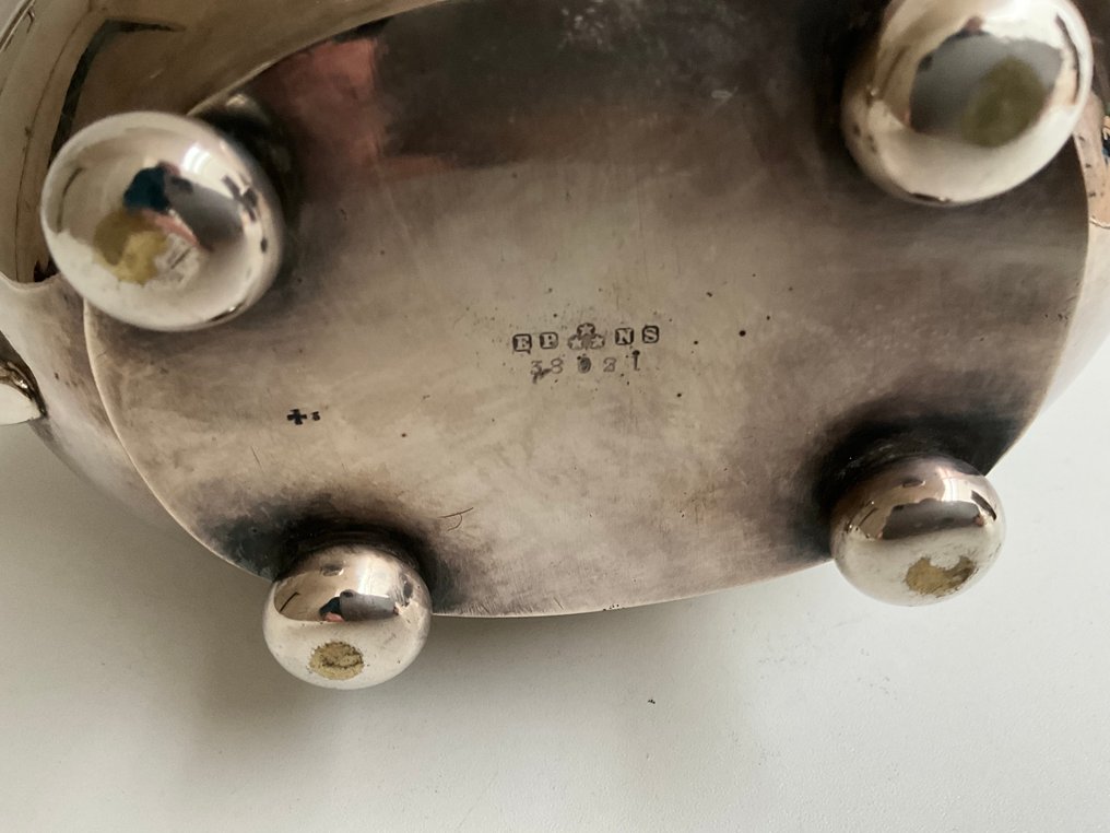 VK ontwerp - Tekanna - Stål, Silverpläterad - Inristning 01/1915 #2.1