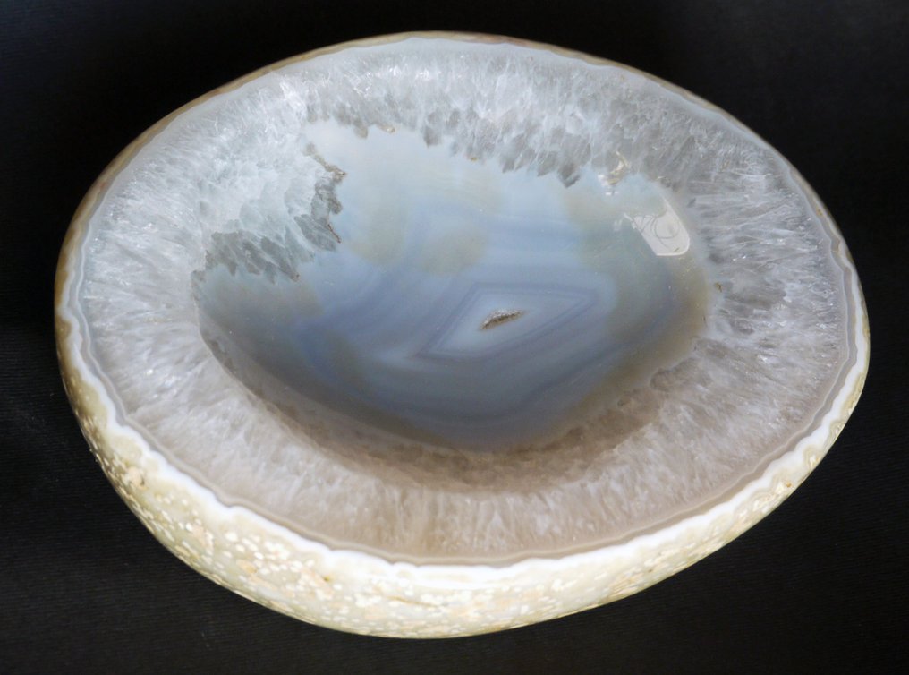 天然玛瑙晶簇 - 高度: 155 mm - 宽度: 135 mm- 1300 g #1.0