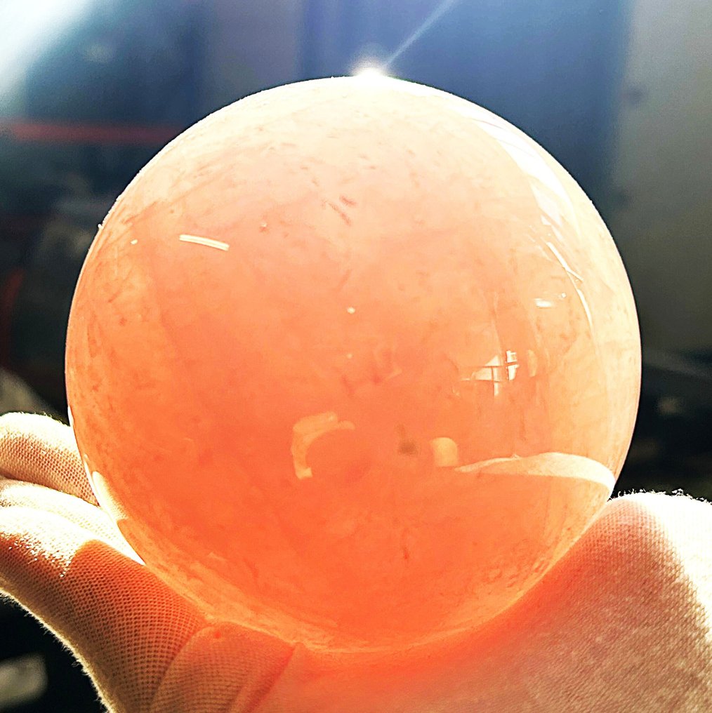 Προϊόν υψηλής ποιότητας από ροζ χαλαζία – Ένα σύμβολο αγάπης και αρμονίας. Ø 97mm- 1318 g - (1) #1.0