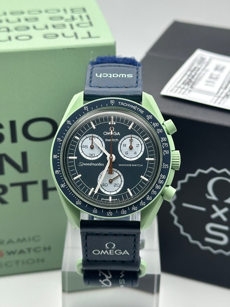 Omega x Swatch - MoonSwatch - Mission on Earth - No reserve price - SO33G100 - Unisex - 2020+ #1.0