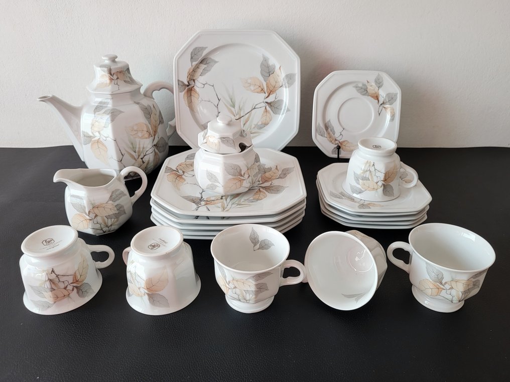 Gallo - Coffee set for 6 (21) - Bone china - Villeroy Boch-Gallo #1.0