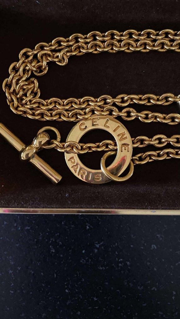 Céline - Plaqué or - Collier #1.0