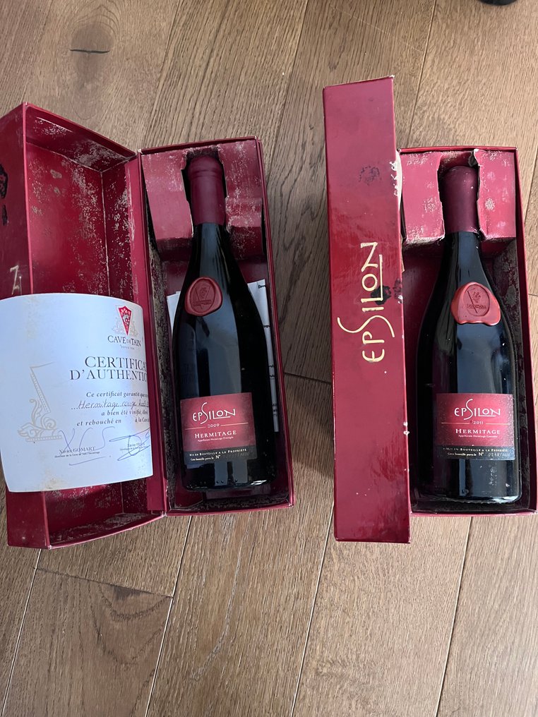 2009 & 2011 Cave de Tain, Epsilon Hermitage - Hermitage - 2 Bottles (0.75L) #2.1