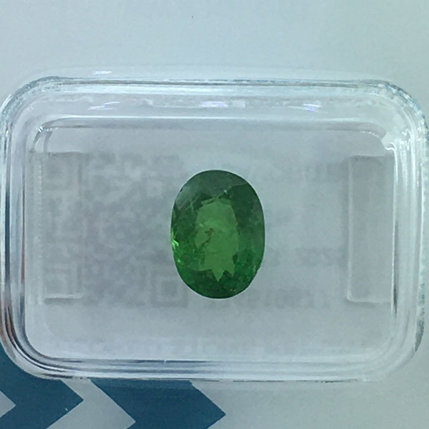 没有保留价 - 1 pcs  绿色 沙弗莱石  - 2.11 ct - 国际宝石研究院（IGI） - 天然六钙矿 #2.1