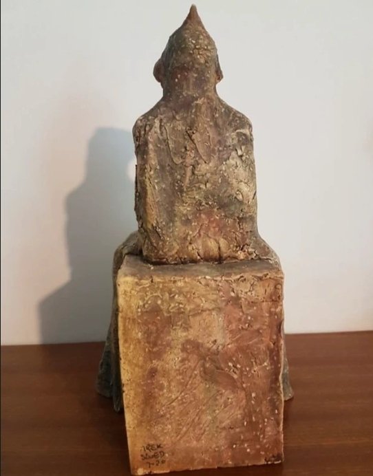 Arek Szwed - Arek Szwed - Sculpture, Denker - 22.5 cm - Ceramic - 2020 #4.3