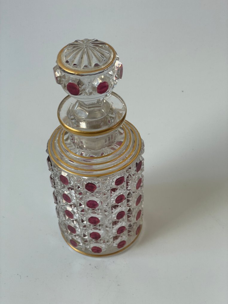 Baccarat - Perfume flask - Crystal - diamonds gemstones #1.0