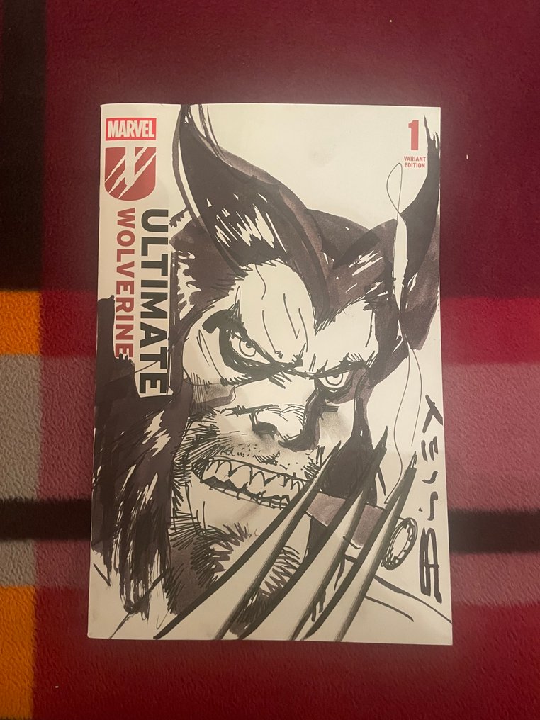 Ultimate Wolverine #1 - 2nd Printing Blank - Signed & Sketch by Simon Bisley - 1 Signed comic - Prima ediție/retipărire - 2025 #2.1
