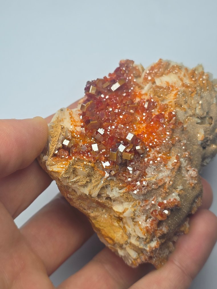 Vanadinite Barite Cristallo - Altezza: 8 cm- 200 g #2.1