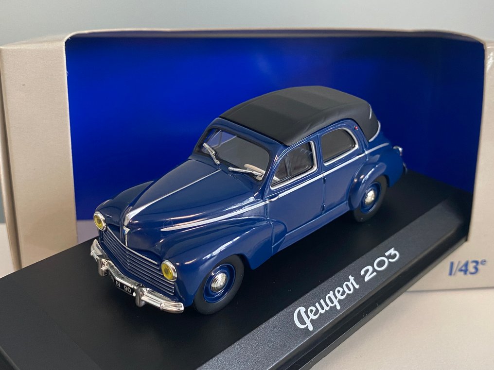 Norev 1:43 - Modellauto - Peugeot 203 Découvrable 1953 - Super Modell in limitierter Auflage und ausverkauft. #1.0