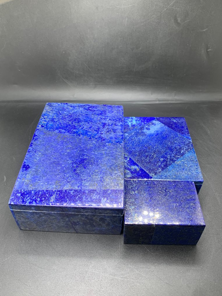 Κουτί κοσμημάτων 1.100g φυσικού Lapis Lazuli – Χειροποίητο από το Badakhshan, Αφγανιστάν Κοσμήματα- 1100 g - (3) #3.2