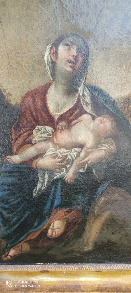Italiensk skole (XVIII) - Madonna con Bambino #4.3