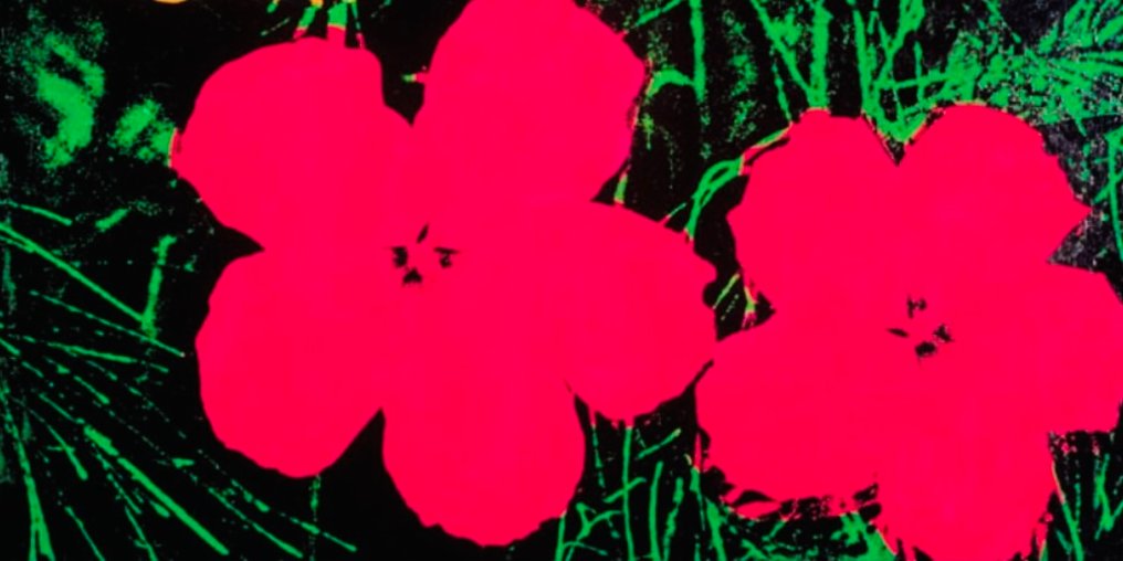 Andy Warhol - “Flowers, 1964 (1 red, 1 yellow, 2 pink)”. - Δεκαετία του 1960 #4.3