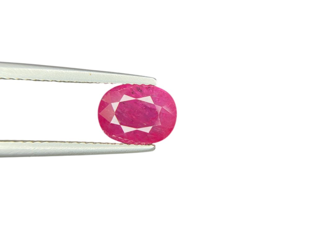 没有保留价 - 1 pcs 红色 红宝石 - 2.83 ct - Bellerophon 宝石实验室 - 莫桑比克红宝石 #1.0