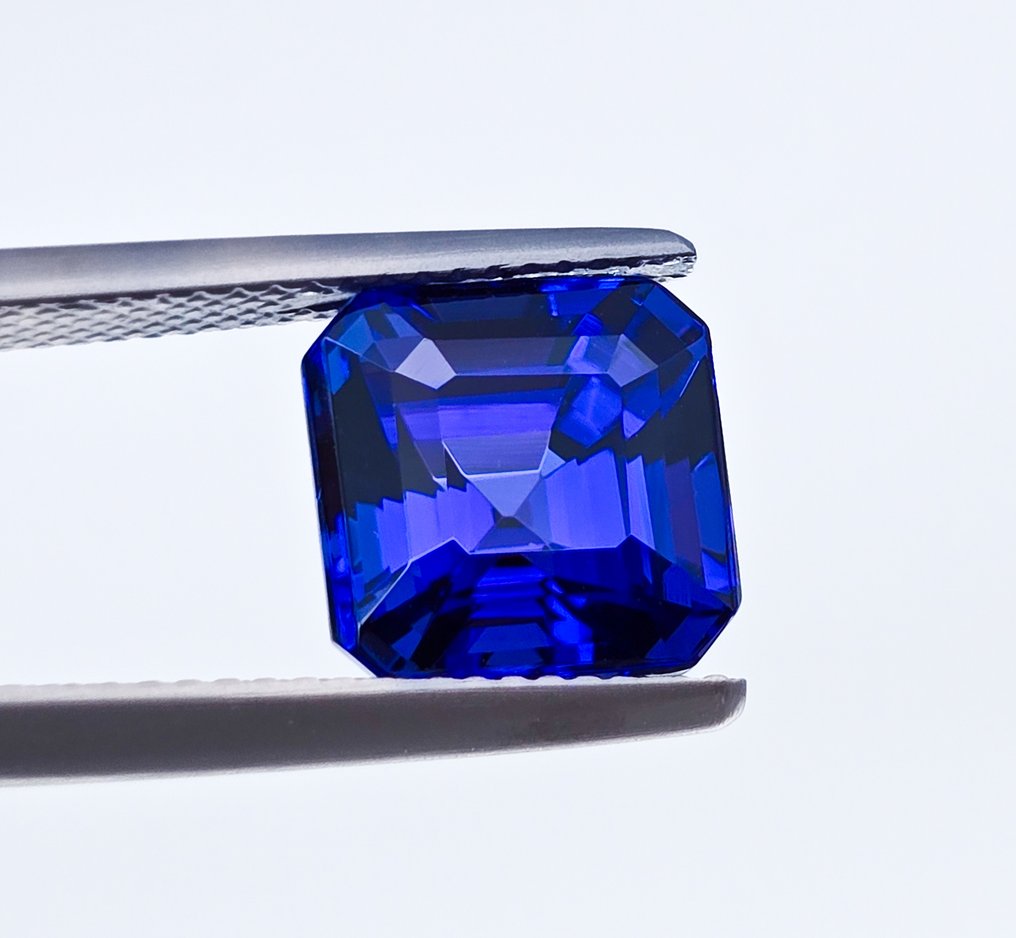 1 pcs Albastru, Violet Tanzanite - 6.60 ct - Asociația internațională de pietre prețioase colorate (ICA GemLab) - Tanzanit natural AAA+ #4.3