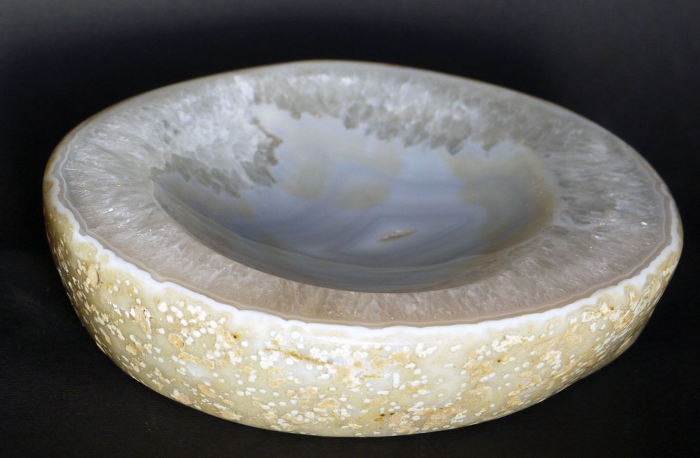 天然玛瑙晶簇 - 高度: 155 mm - 宽度: 135 mm- 1300 g #3.2