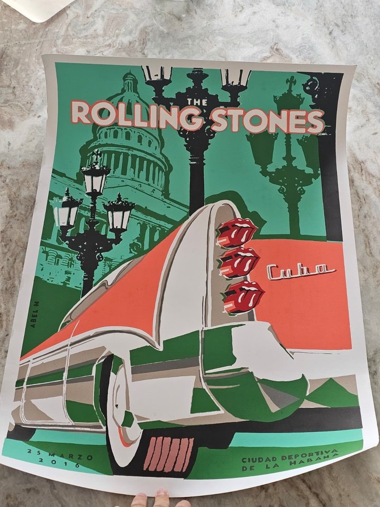 滚石乐队 - 宣传海报 - 哈瓦那体育城2016 - 2016 - 限量版 #1.0