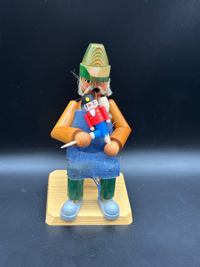 Christian Ulbricht - Julefigurpynt (3) - Tre - Røkelsesmann Erzgebirge #1.0