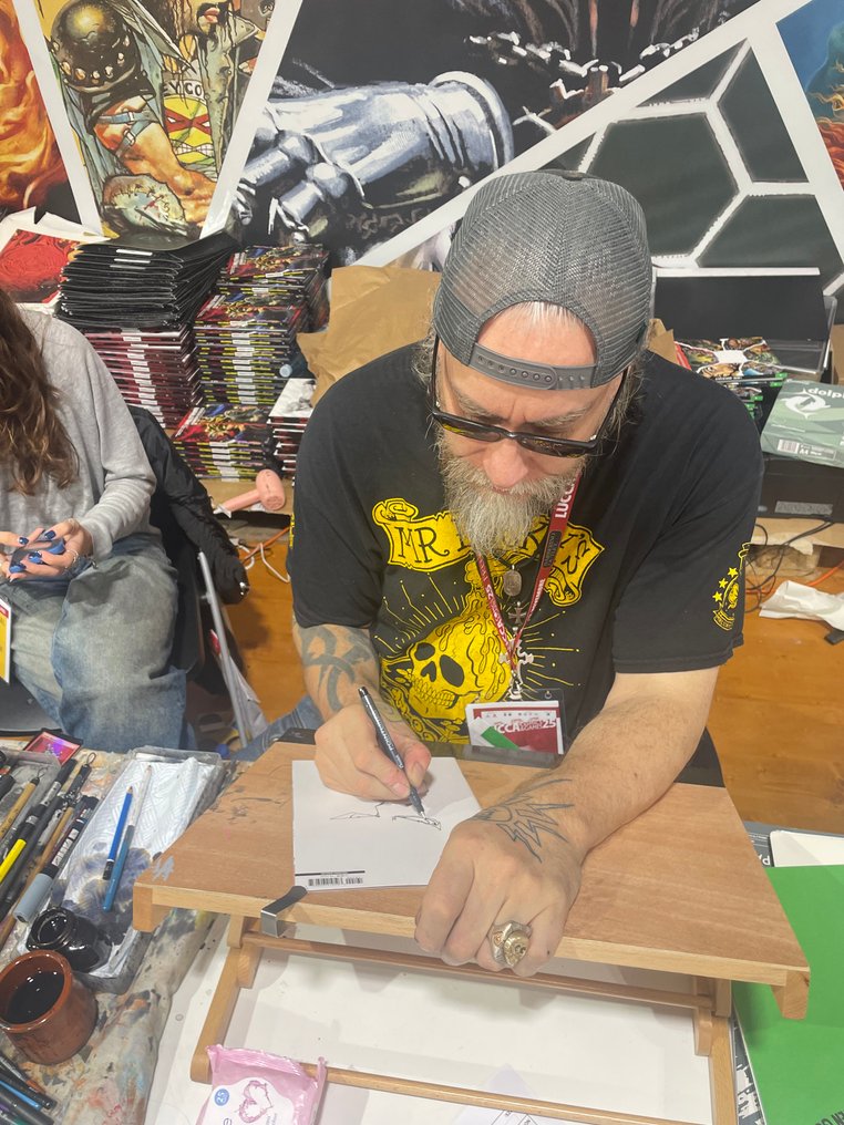 Ultimate Wolverine #1 - 2nd Printing Blank - Signed & Sketch by Simon Bisley - 1 Signed comic - Prima ediție/retipărire - 2025 #4.3