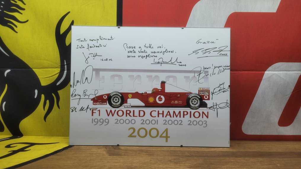 Print - Ferrari - F1 WORLD CHAMPION 2004 - 2004 #1.0