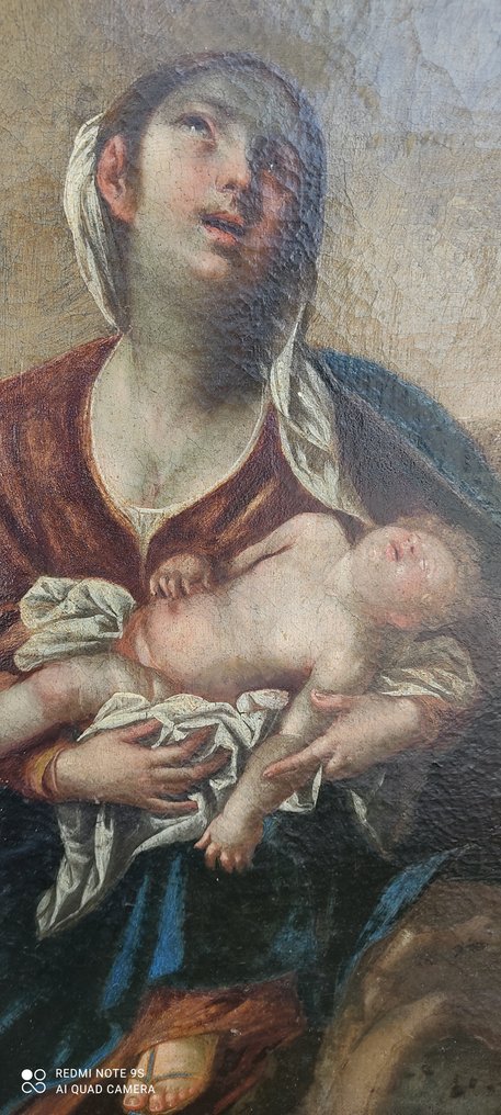Italiensk skole (XVIII) - Madonna con Bambino #3.2