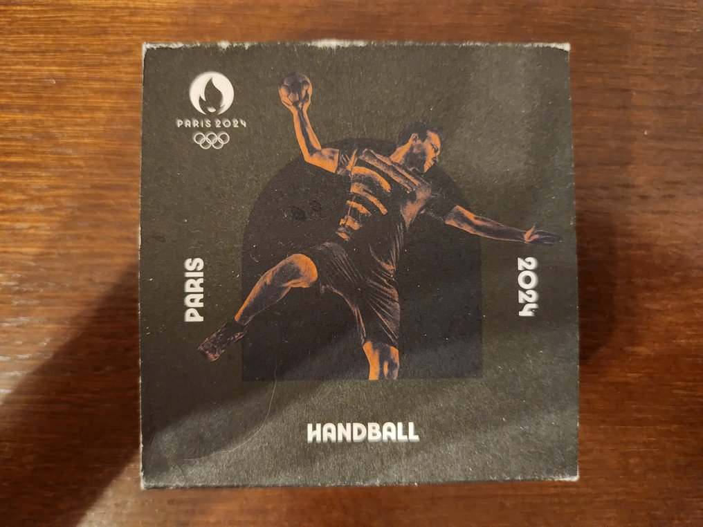 Frankrijk. 10 Euro 2024 "Jeux Olympiques Paris 2024 - Handball" Proof (Zonder minimumprijs) #1.0