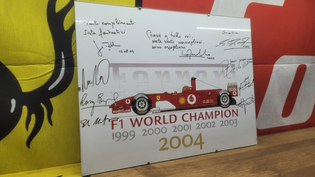 Print - Ferrari - F1 WORLD CHAMPION 2004 - 2004 #2.1