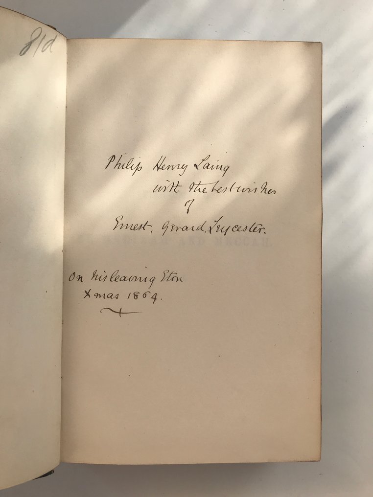 Richard F. Burton - Personal Narrative of A Pilgrimage to El Medinah and Meccah. In Two Volumes. - 1857 #4.3