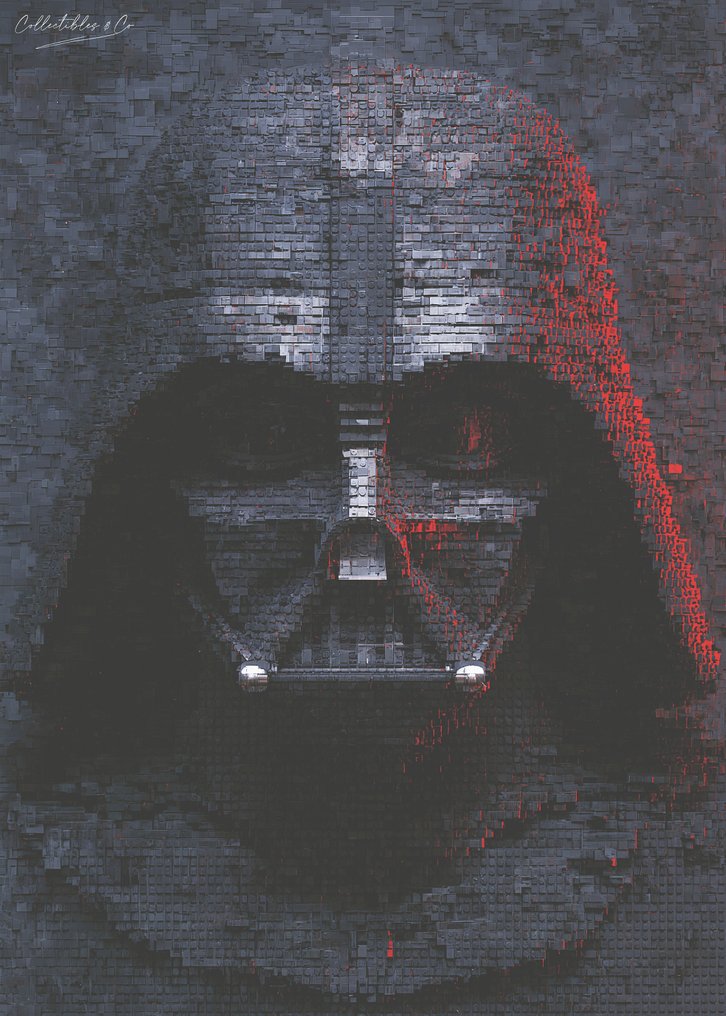 Collectibles & Co. - LEGO Portrait Art - “Star Wars: Darth Vader” by Collectibles & Co. (3/5) #1.0