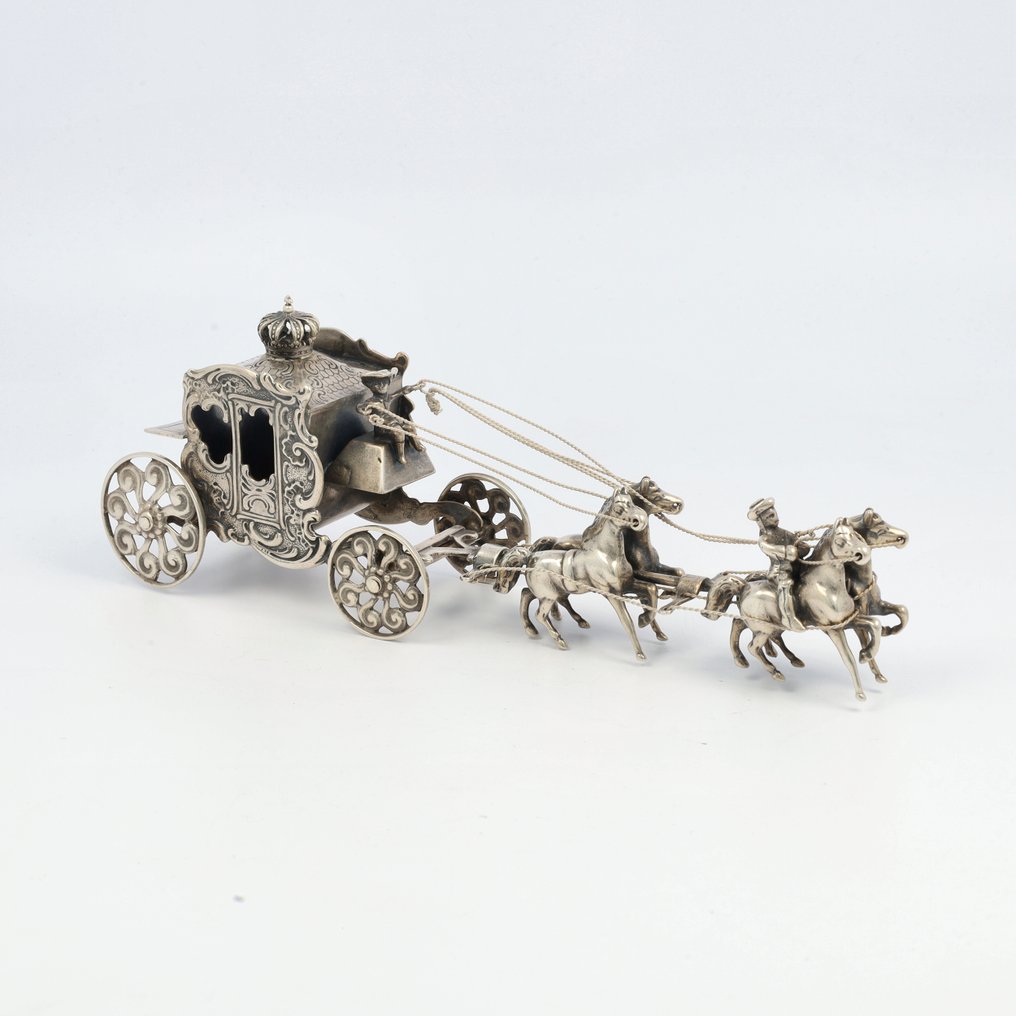 Argentor - Koninklijke Koets (groot) - Figură în miniaturală - .835 argint #2.1