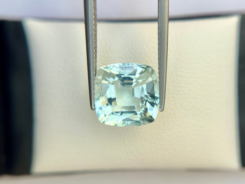 没有保留价 - 1 pcs  蓝色 海蓝宝石  - 7.22 ct - 国际有色宝石协会（ICA GemLab） - 天然海蓝宝石 #1.0