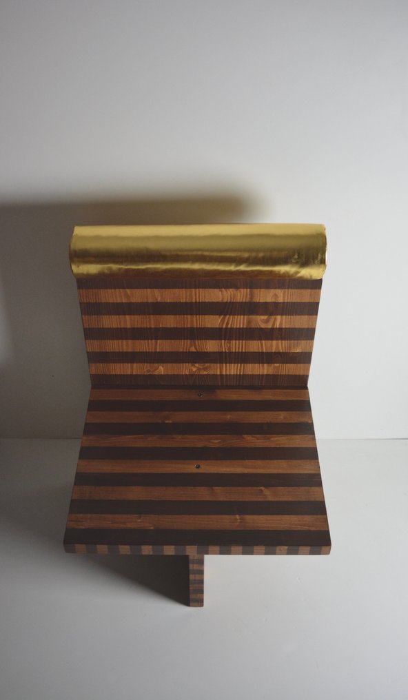 Studio Greca - 扶手椅 - 埃托雷,现代主义颂歌 - 木, 紡織品 - 限量25件 #1.0