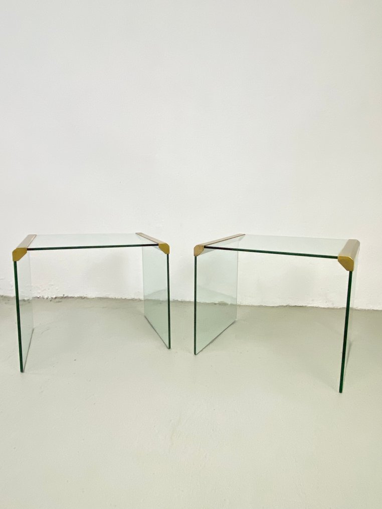 Gallotti & Radice - Pierangelo Gallotti - Κεντρικό τραπέζι (2) - Ορείχαλκος, Κρύσταλλο #1.0