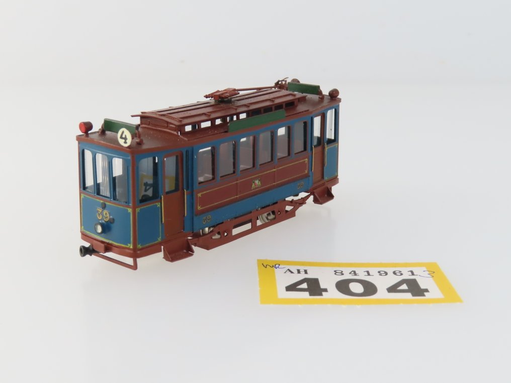 Philotrain H0 - 112B - Model tram (1) - Messing Tram, motor vehicle Tram Utrecht nos. 39-45, formerly from Hamburg. - GTU #3.2