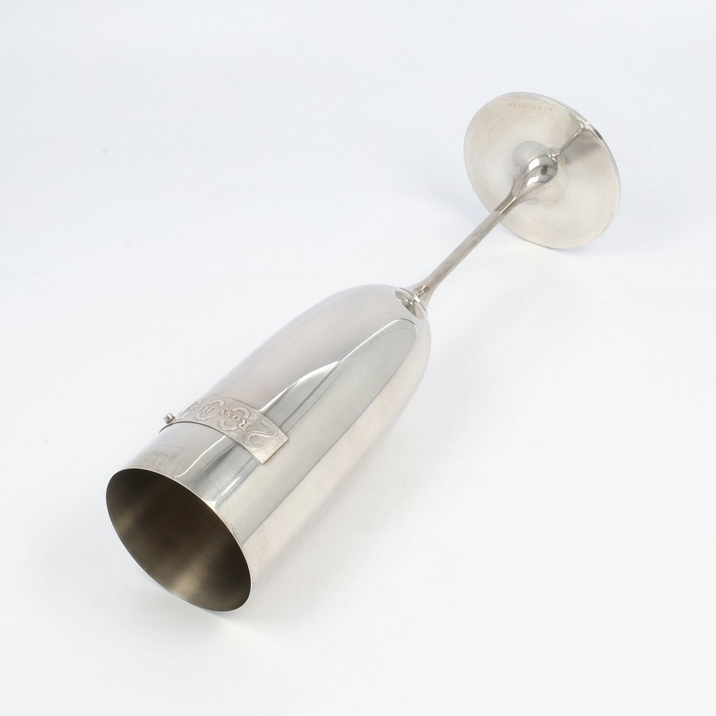 Robbe & Berking - Millennium Champagne flûte ''Personalized with Diamond'' - Calice da champagne - .925 argento #2.1