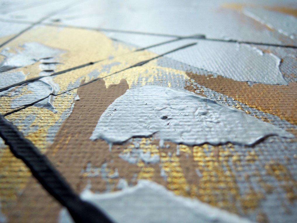 Monika Spiewak - Abstract - XXL - Oil Painting On The Frame - XXL - 1/1 Unique Piece #4.3