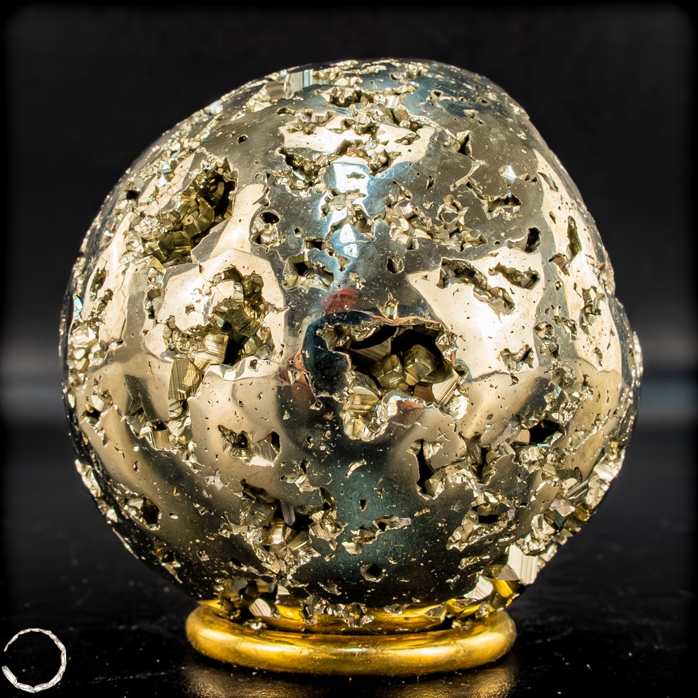 Πρώτης ποιότητας φυσικός χρυσοκίτρινος πλειάριτης Σφαίρα- 643.41 g #3.2