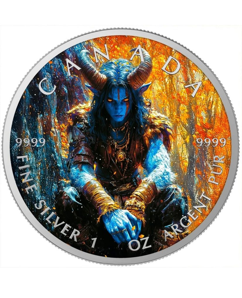 Canada. 5 Dollars 2025   Belial´s Grace 1 oz  (.999) #1.0