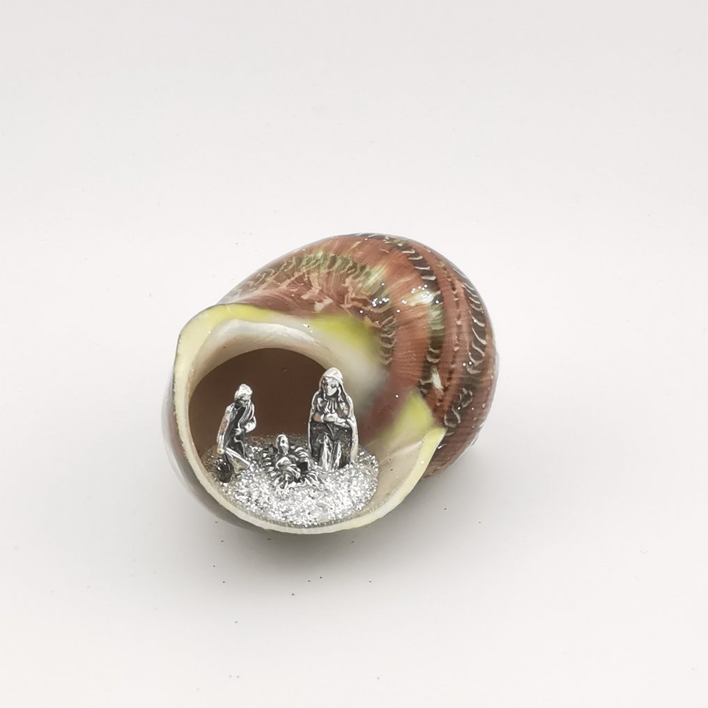 耶稣诞生图 - 壳 - 意大利手工艺 #3.2