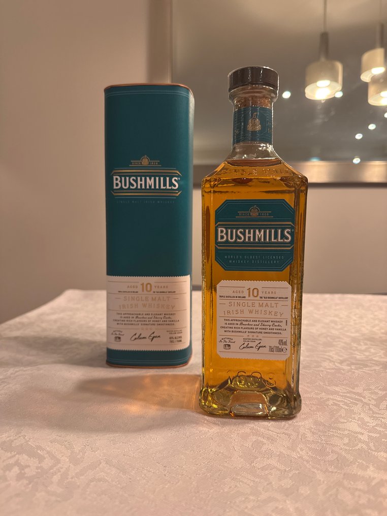 Bushmills - 10yo, 12yo Marsala Finish, 14yo Malaga Finish & 15 yo Bourbon Cask  - 70cl - 4 bottles #2.1