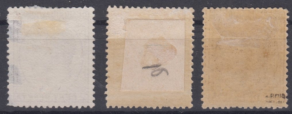 Spanien 1878 - Alfonso XII. 3 værdier. - Edifil 190/193 #1.0