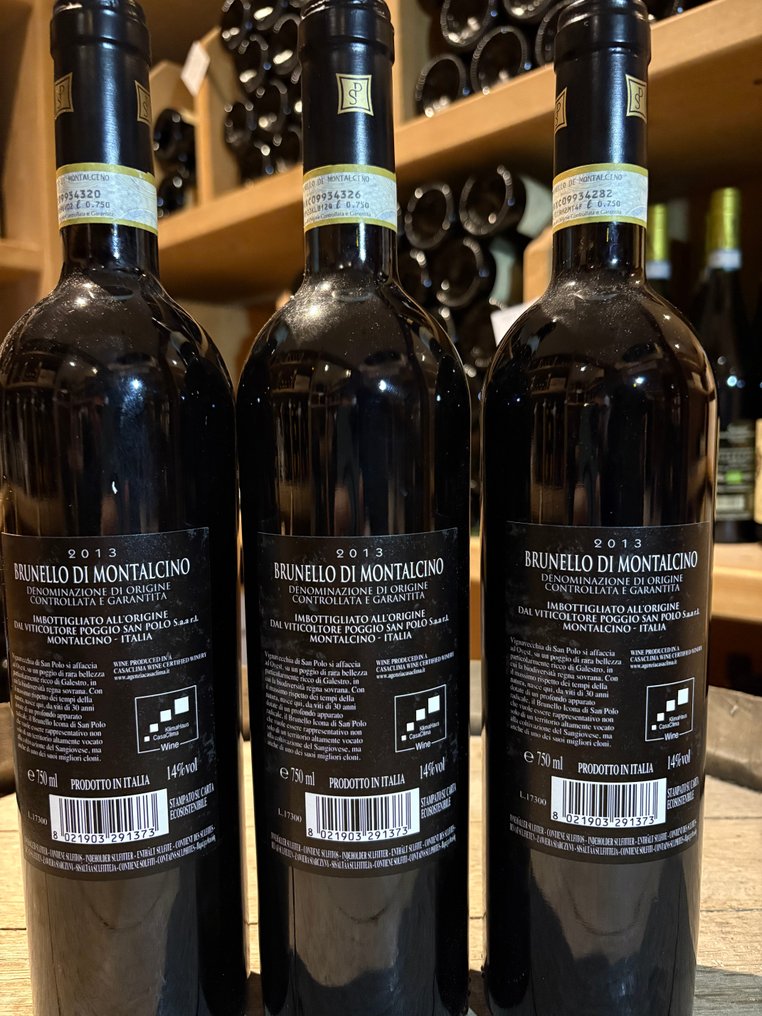 2013 San Polo, Vignavecchia - 蒙達奇諾·布魯奈羅 - 3 瓶 (0.75L) #4.3