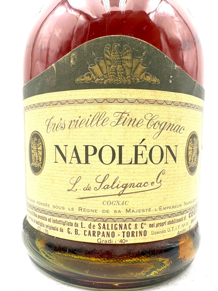 Salignac - Très Vieille Fine Cognac Napoléon Réserve de l'Aiglon  - b. Δεκαετία του 1970 - 75cl #1.0