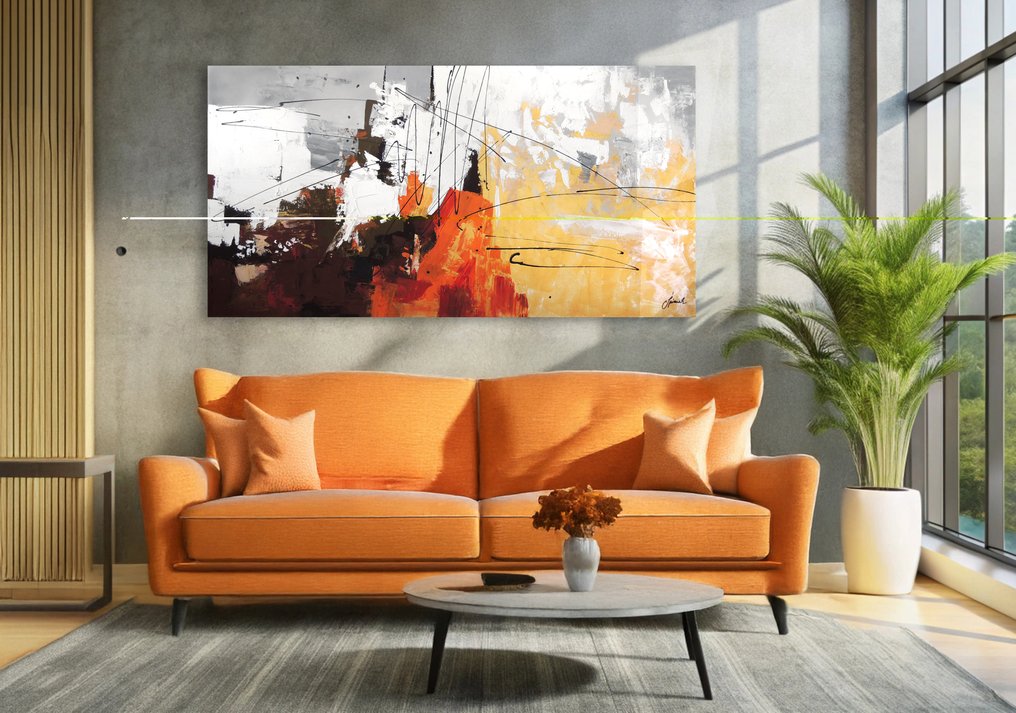 Monika Spiewak - Abstract - XXL - Oil Painting On The Frame - XXL - 1/1 Unique Piece #1.0