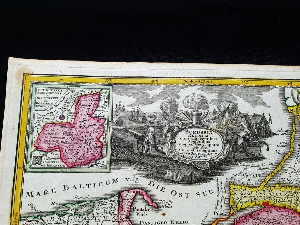 Europe - North-East Europe / Prussia / Poland / Lithuania / Krakow / Vilnius / Baltic Region / Warsaw /; Matthaus Seutter - Borussiae Regnum - 1721-1750 #4.3
