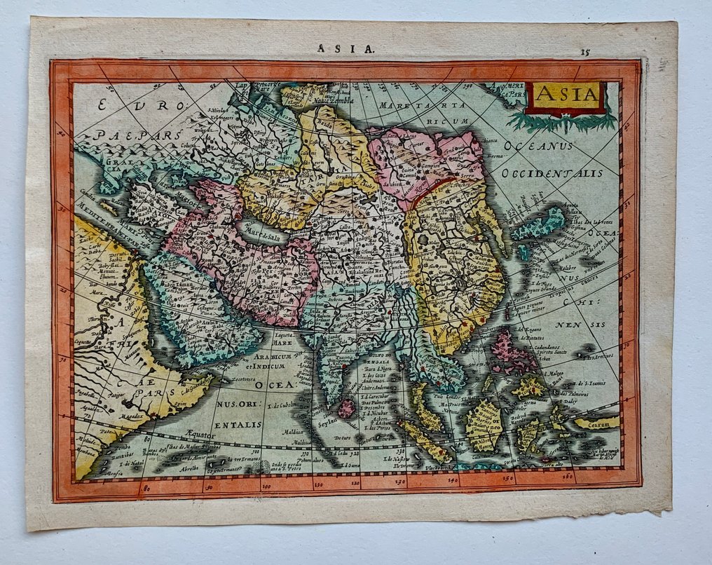 亚洲 - 亚洲; Gerard Mercator/ Jodocus Hondius/ Johannes Cloppenburgh - Asia - 1621-1650 #1.0