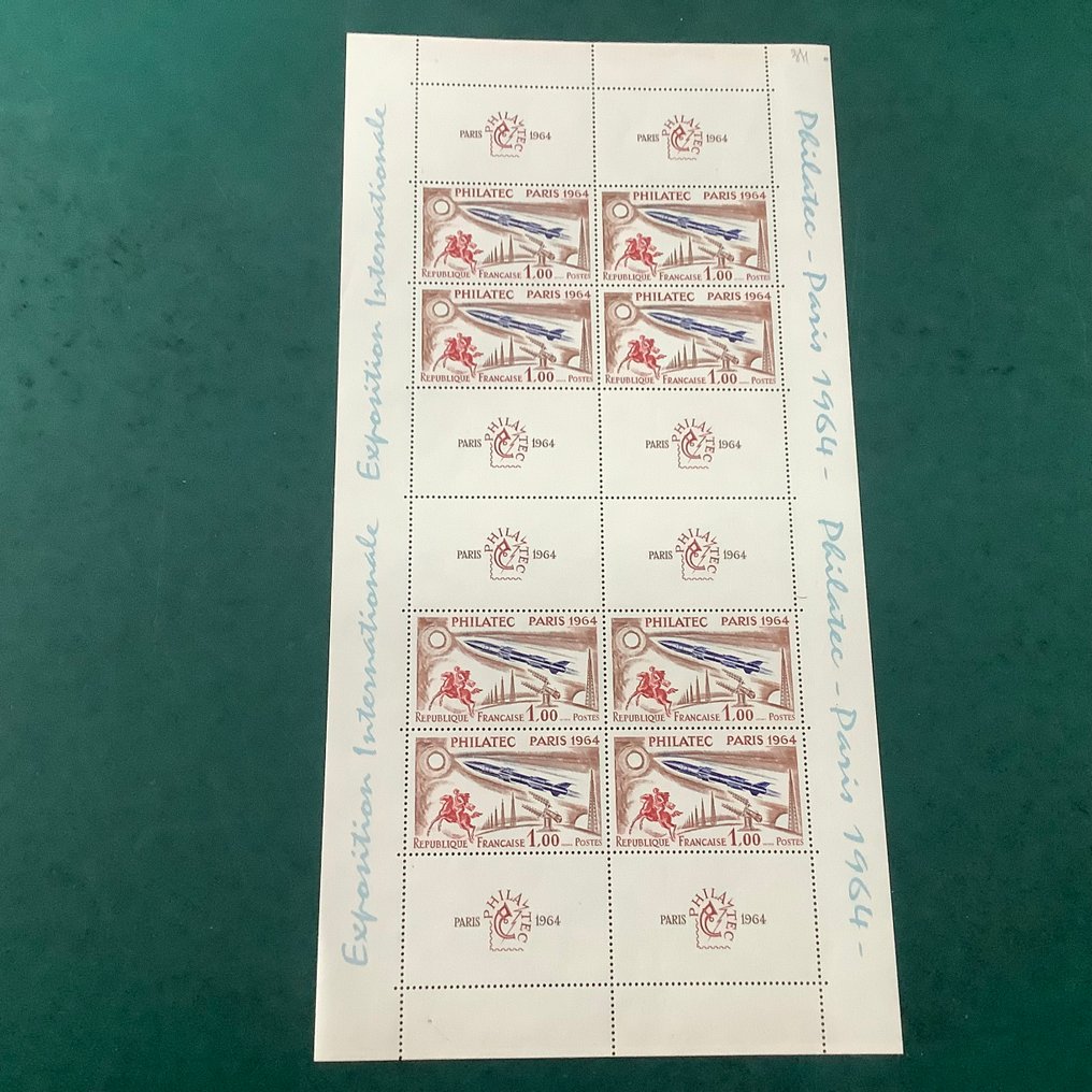 Franciaország 1964 - Philatec blokk kontrollszám nélkül - Yvert blok 6 #1.0