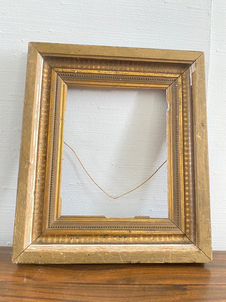 Frame  - Wood, golden leaf - First Empire - 26x30cm #1.0