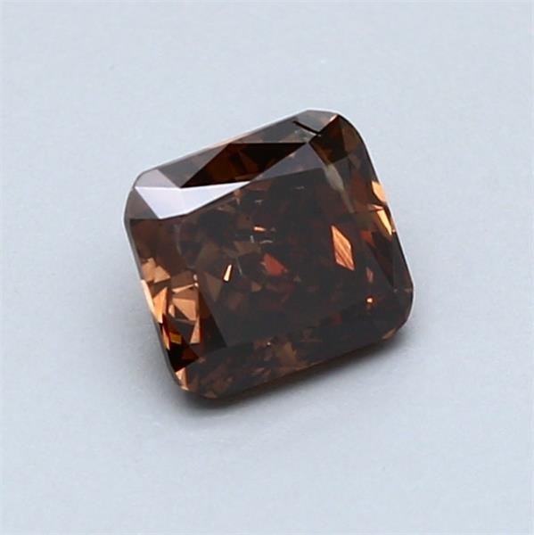 No reserve price - 1 pcs Diamond  (Natural coloured)  - 0.82 ct - Cushion - Fancy deep Brown Orange - SI2 - International Gemological Institute (IGI) #1.0